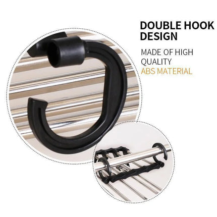 Non Slip Closet Hanger Organizer, Retractable Rods – image 9