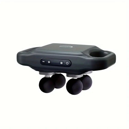Deep Tissue Massage Gun, Handheld Percussion Massager with 4 Massage Heads