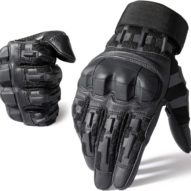 Work Gloves with Touch Screen Fingers, Adjustable Wrist Straps