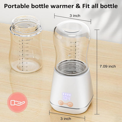 Travel Bottle Warmer, Portable Bottle Warmer for Baby Milk – image 6