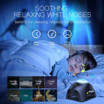 Tuzwa Aurora Northern Lights Projector – LED Star & Galaxy Projector with Bluetooth Speaker, White Noise, Music Sync & Remote Control