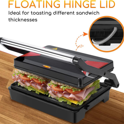 Panini Press Sandwich Maker, Panini Grill for Sandwiches and Burgers – image 7