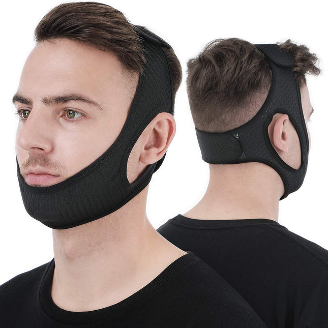Anti Snoring Chin Strap for Sleep, Adjustable Chin Strap for Snoring, Anti Snoring Device for All Ages