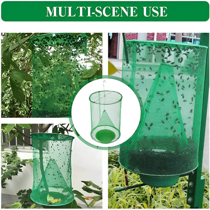 Fly Trap Outdoor Reusable, Non Toxic Fly Catcher for Patios and Gardens – image 5