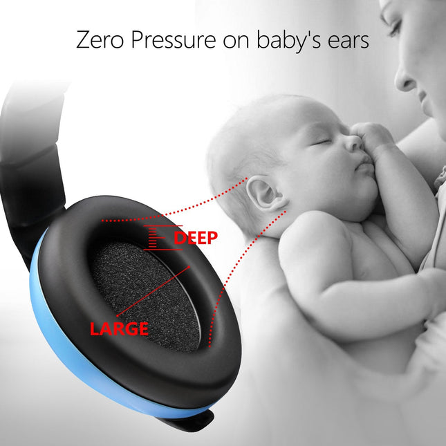 Infant Ear Muffs Noise Reduction, Hearing Protection for Infants (2)