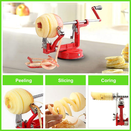 Apple Skin Peeler with Suction Base, Apple Peeler Corer with Suction Cup Base – image 5
