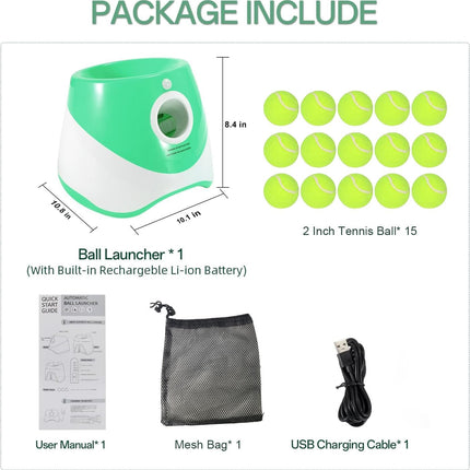 Dog Ball Launcher for Small Dogs, Automatic Dog Ball Thrower with 3 Distance Settings – image 4