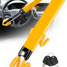 Steering Wheel Lock for Car Anti Theft, Car Steering Wheel Lock with 4 Locking Hooks and 3 Keys, Car Anti Theft Device