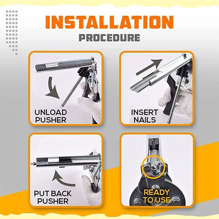 Snap Ring Pliers, Heavy Duty Cage Clip Pliers and Ring Crimper Tool – image 5