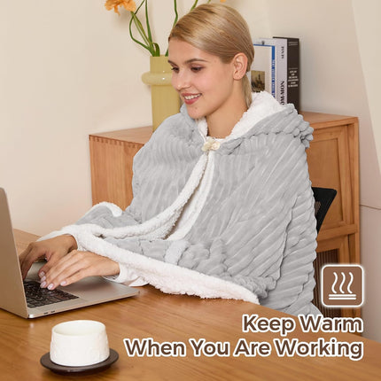 Heated Blanket Throw, Electric Blanket Heated Throw with 6 Heating Levels – image 4