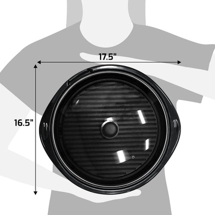 BBQ Grill for Indoor Use, Smokeless Electric Grill with Adjustable Thermostat – image 8
