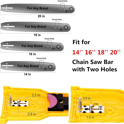 Chainsaw Sharpener, sharpening stone attachment – image 3