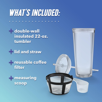 Automatic Coffee Maker with Reusable Filter, Iced Coffee Maker with Tumbler – image 5