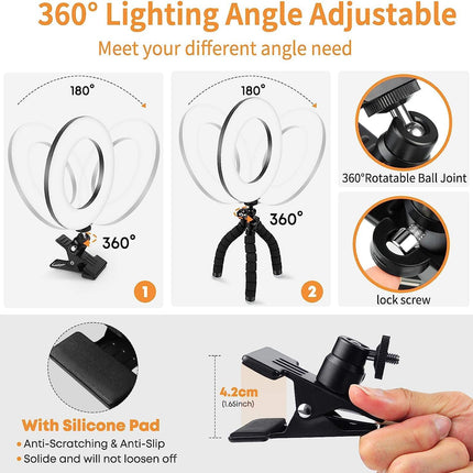 Ring Lights, Adjustable Color Temperature Light