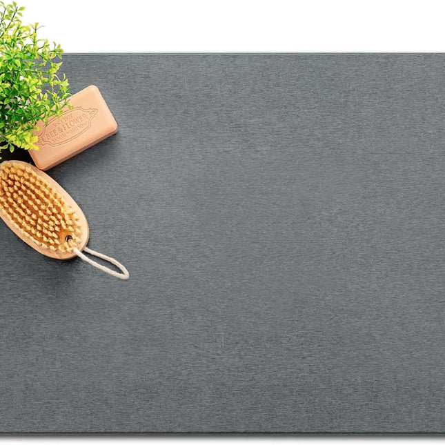 Bath Mat for Bathroom, Non Slip Stone Bath Mat with Fast Drying Diatomite