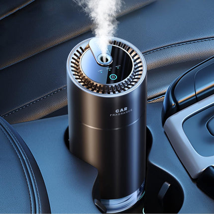 Car Air Freshener, Smart Automatic Car Freshener with 3 Levels, Rechargeable Car Diffuser with 17 Scent Options