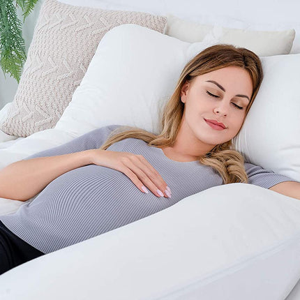 Pregnancy Pillows for Sleeping, U Shaped Pregnancy Pillow with Washable Cotton Cover