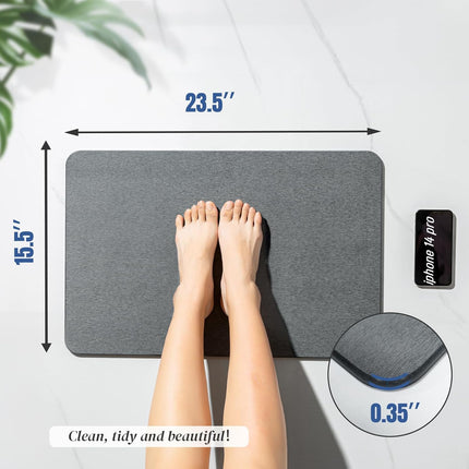 Bath Mat for Bathroom, Quick Dry Absorbent Shower Mat for Bath Floor – image 5