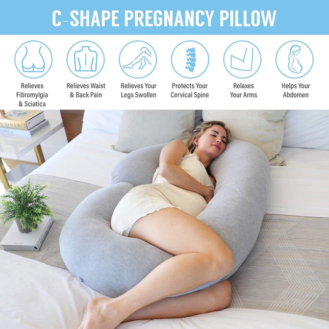 Pregnancy Pillow, C Shaped Full Body Pregnancy Pillow