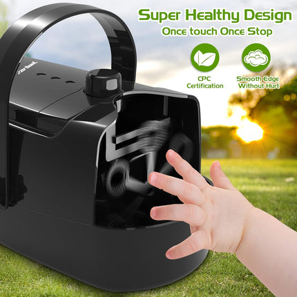 Bubble Machine Blower with 6 Wands, Portable Bubble Machine for Kids and Pets – image 7