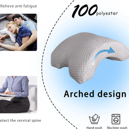Arm Pillow for Couples, U Shaped Pillow with Memory Foam Core for Sleeping Without Arm Numbness – image 6