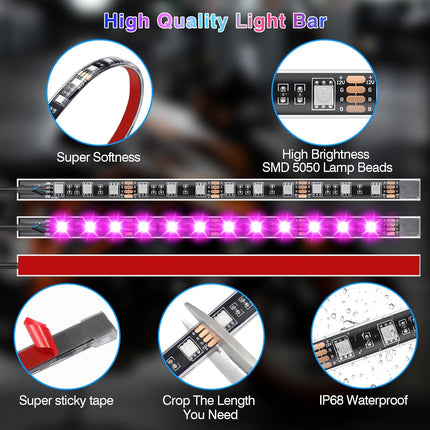 Motorcycle LED Lights 12 Pack, Motorcycle Accessories – image 5