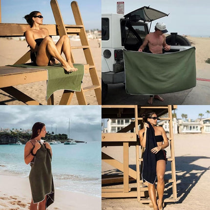 Beach Towels Oversized Quick Dry, Microfiber Towel for Travel and Camping
