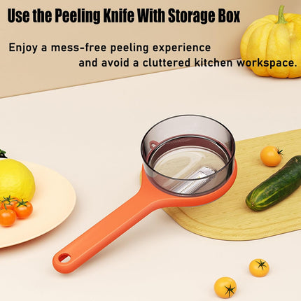 Potato Peeler with Dual Blade Heads, Apple Peeler and Veggie Peeler in One – image 4