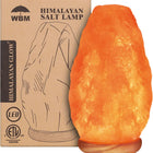 Himalayan Salt Desk Lamp with Touch Dimmer, Hand Carved Himalayan Salt Lamp, Nightstand Lamp for Bedroom and Office