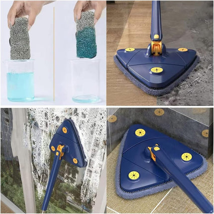 Spin Mop, Self Wringing Microfiber Mop with Extendable Handle – image 4