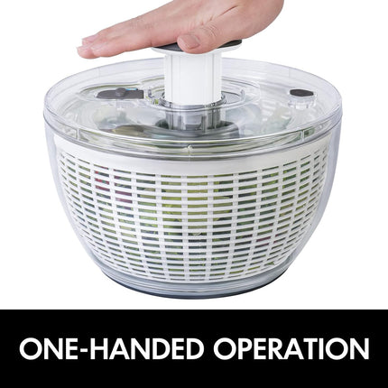 Large Salad Spinner, One Handed Lettuce Spinner with 6.3 Qt Bowl and Basket – image 5