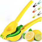 Lemon Squeezer, Handheld Citrus Juicer, Manual Juicer for Lemons and Limes, Aluminum Lemon Press with Seed Strainer