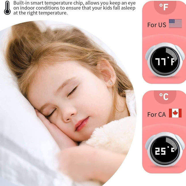 Smart Alarm Clock with Voice Control, Childrens Alarm Clock with Sunrise Light – image 6