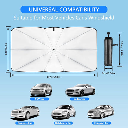 Car Sun Shade Foldable for Windshield – image 7