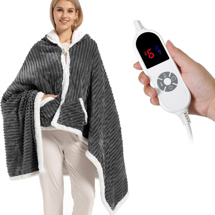 Heated Blanket Throw, Electric Blanket Heated Throw with 6 Heating Levels – image 7