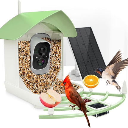 Bird Feeder with Camera, Smart Bird Feeder Camera with AI Species Recognition