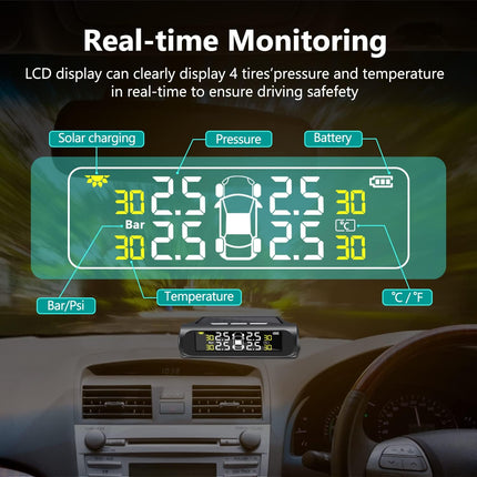 TPMS Sensor Kit, Solar and USB Charging – image 5