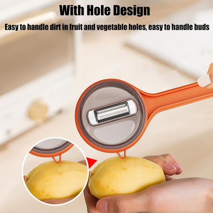 Potato Peeler with Dual Blade Heads, Stainless Steel Peeler – image 7