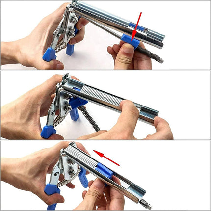 Snap Ring Pliers, Semi Automatic Hog Ring Pliers with 600 M Clips – image 8
