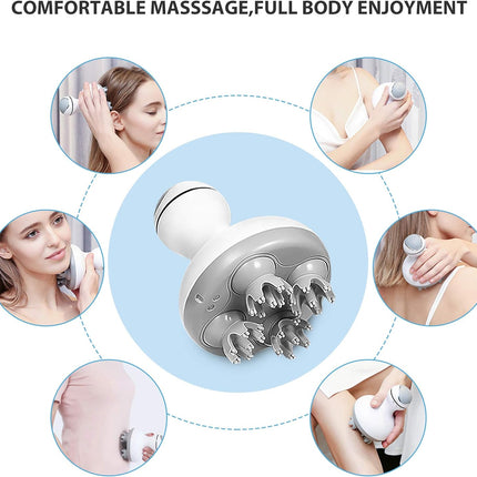 Scalp Massagers for Head, Electric Scalp Massager with 4 Rotating Heads – image 10