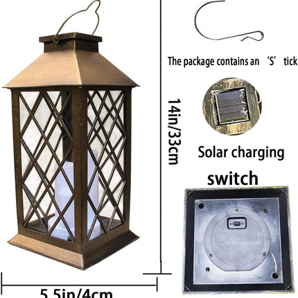 Solar Lanterns Outdoor Hanging, Waterproof Solar Garden Light