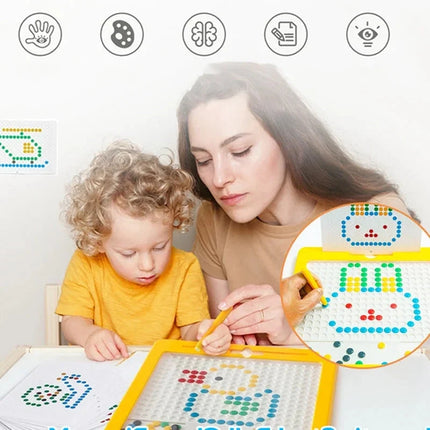 Magnetic Drawing Board for Kids, Montessori Toy with Magnetic Pen – image 4