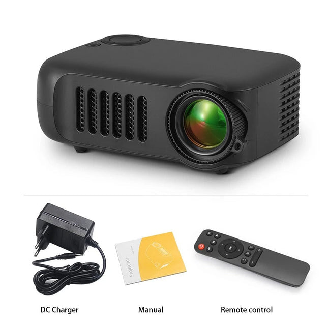Portable Projector, Mini Projector with HDMI and USB, LED Projector for Movies and Home Theater with Remote