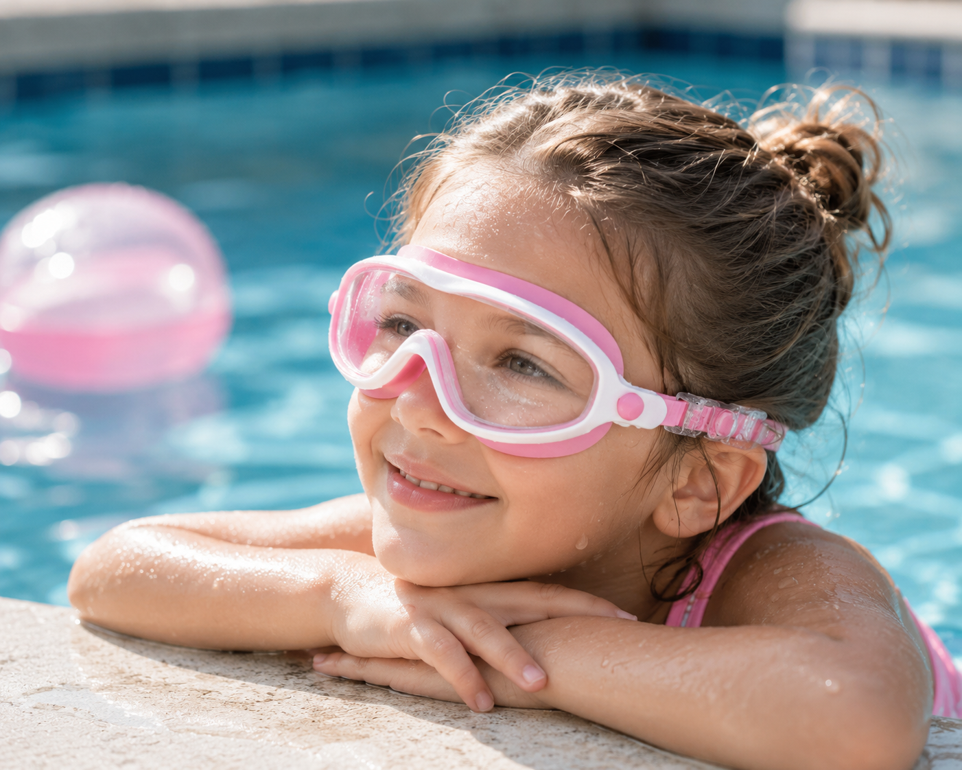 Tuzwa Kids Swim Goggles | Wide View Anti-Fog Swimming Goggles with UV Protection & Leakproof Comfort for Boys & Girls Ages 3–15