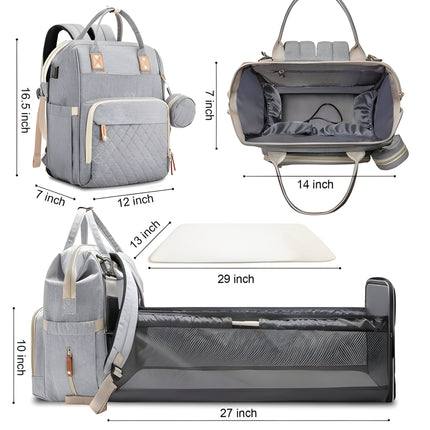 Travel Baby Cot folded for carrying – image 8