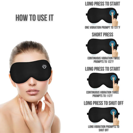 Silk Hot Compress Eye Mask for Dry Eyes – image 6