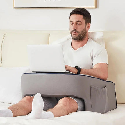 Lap Desk for Bed, Portable Laptop Desk with Cushion for 17 Inch Laptops, Memory Foam Lap Pillow, Sofa Laptop Desk