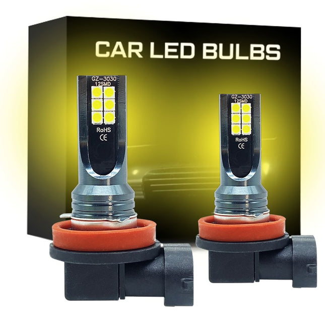 LED Fog Light Bulbs, H8 H9 H11 Bulb for Car Fog Lights