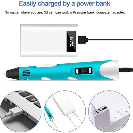 3D Pens for Kids, 3D Printing Pen with 12 Filament Colors – image 9