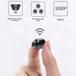 Tuzwa Mini WiFi Security Camera – 1080P HD Indoor Home Camera with Motion Alerts, Night Vision & Audio